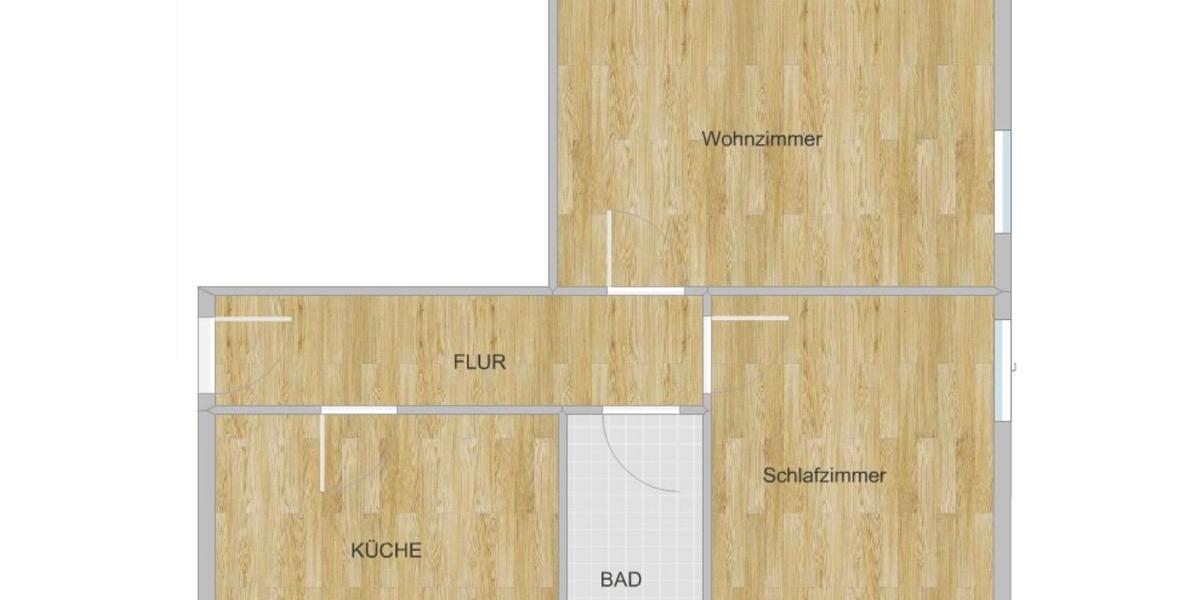 Erdgeschoßwohnung Wetter (Ruhr) - 2.5 Zimmer, 62 m&sup2;, 548&euro; | Angebot:26644920