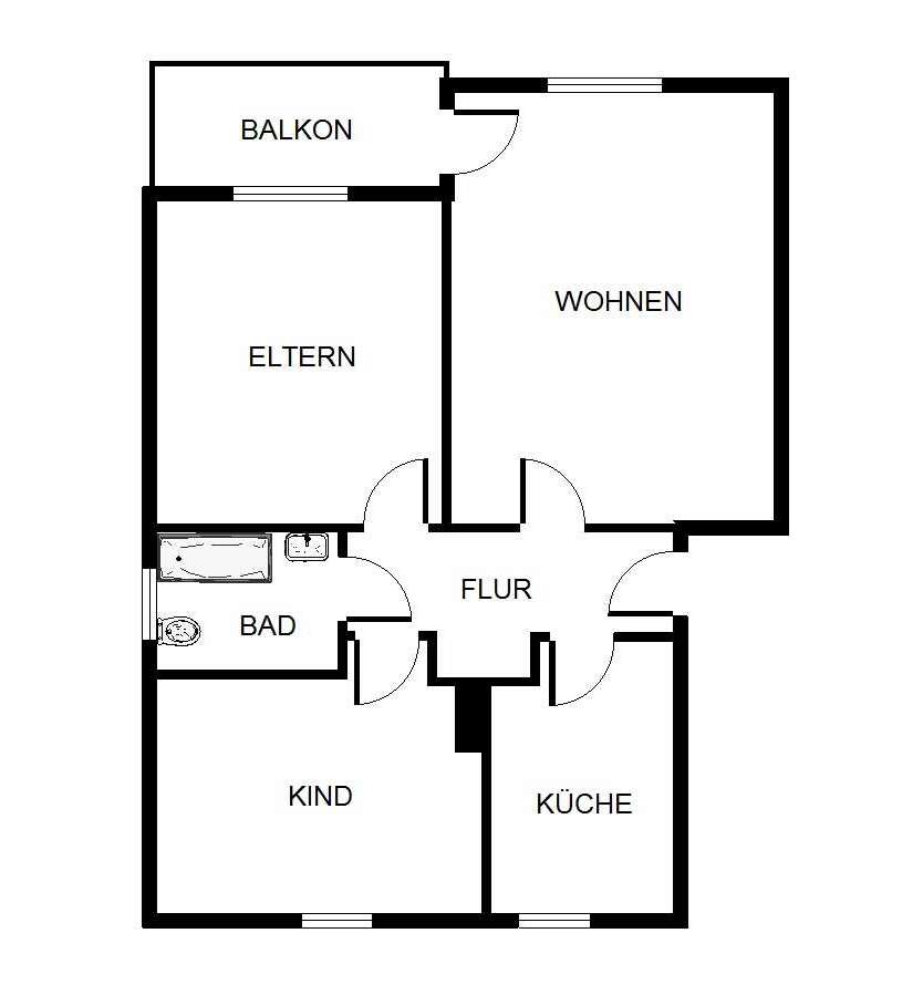 Wohnung zum Mieten in Gelsenkirchen 479 € 65.18 m²