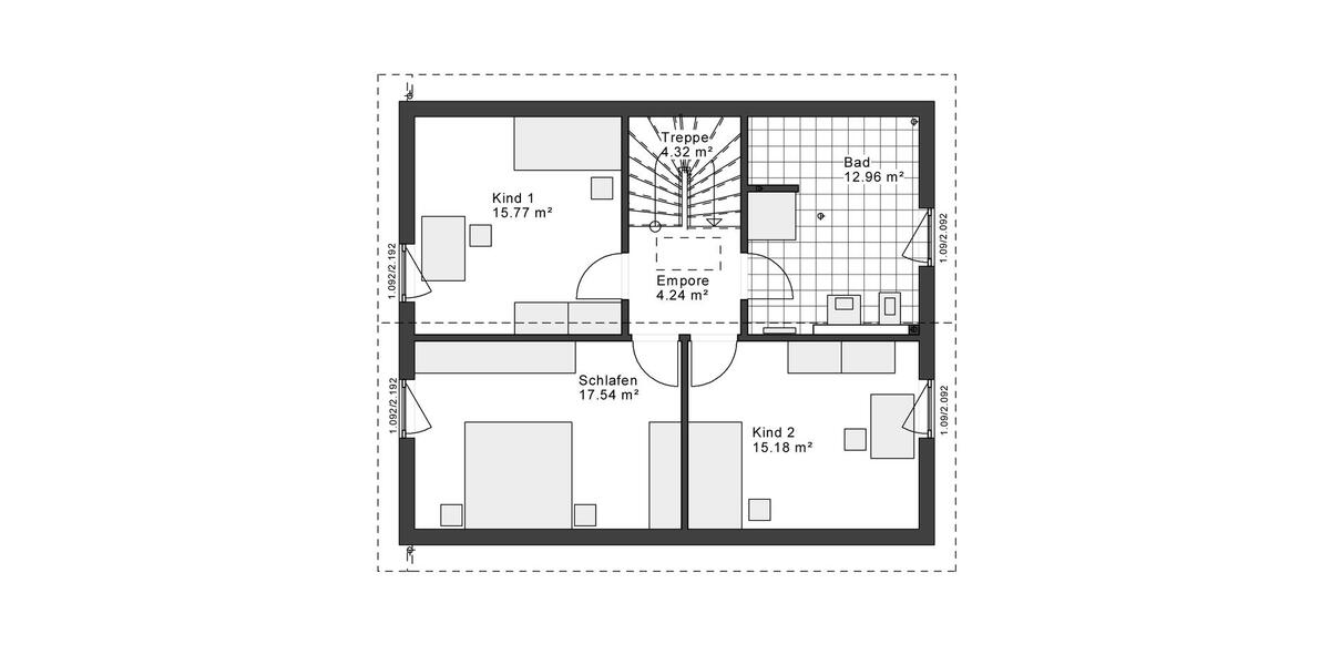 Einfamilienhaus Gelsenkirchen Erle - 4 Zimmer, 140 m&sup2;, 1.798&euro; | Angebot:26664416
