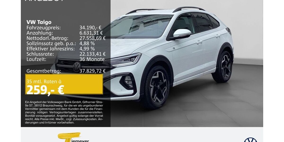 VW Taigo 1.999 km 34.190 &euro; Bochum 44892