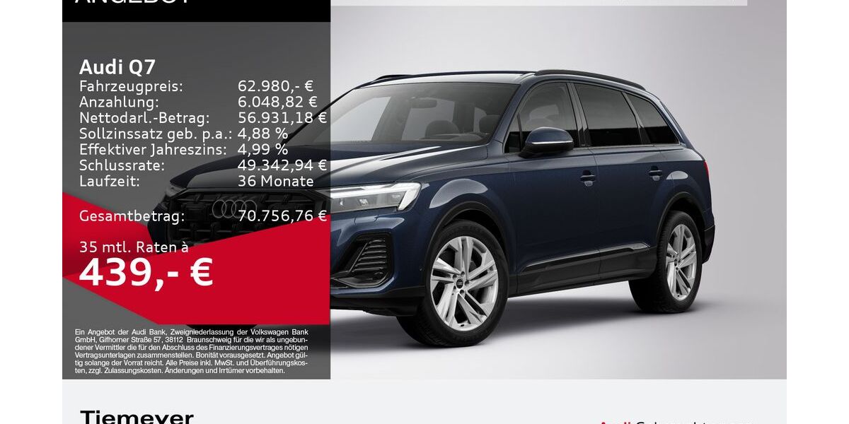 Audi Q7 25.262 km 62.430 &euro; Bochum 44809