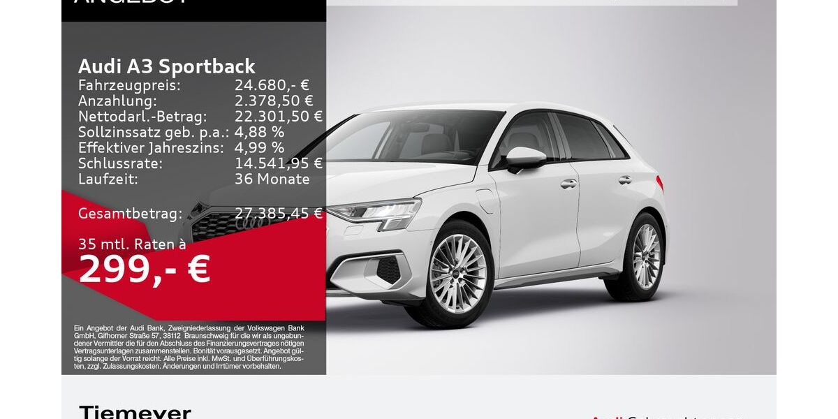 Audi A3 42.550 km 23.680 &euro; Dorsten 46284