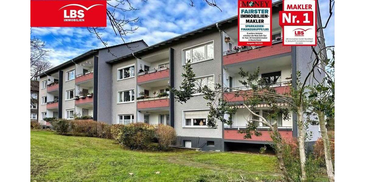 E-Steele: Gepflegte 2,5 Zimmer ETW 68 m² EG mit Loggia in ruhiger SO-Lage 2 zimmer