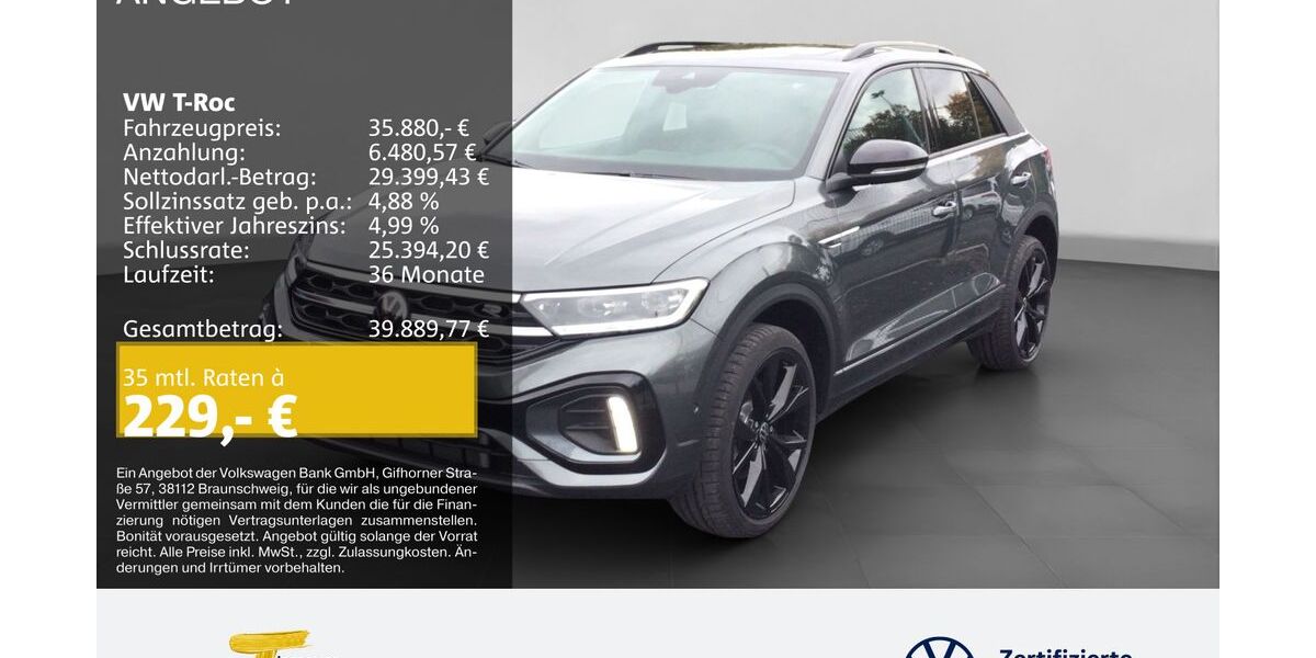VW T-Roc 4.999 km 35.880 &euro; Dorsten 46282