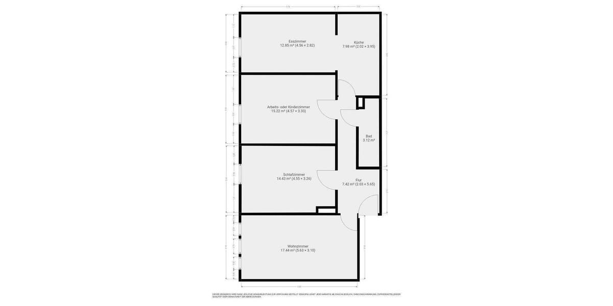 Etagenwohnung Wetter (Ruhr) Alt-Wetter - 4 Zimmer, 75 m&sup2;, 149.000&euro; | Angebot:25037507