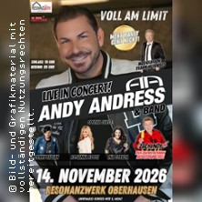 Andy Andress - Live in Concert 2026 14.11.2026 ResonanzWerk Oberhausen