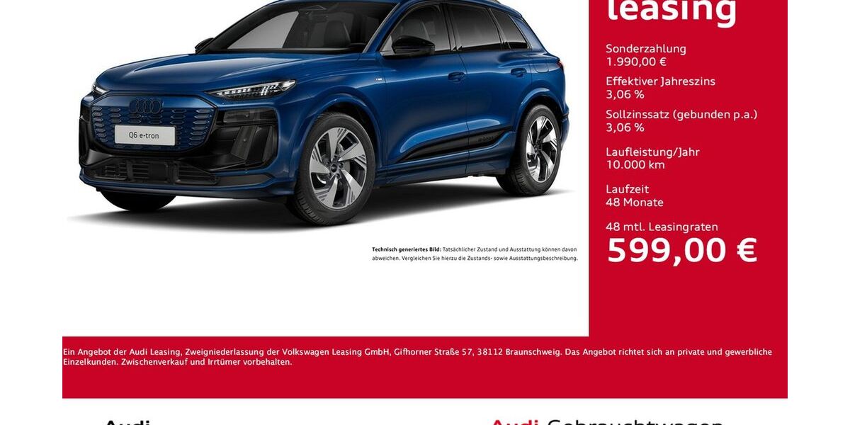 Audi Q6 e-tron 7.663 km 68.866 &euro; Dortmund 44143