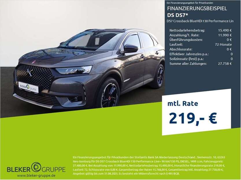 DS Automobiles DS 7 Crossback 29.593 km 26.980 € Dortmund 44263