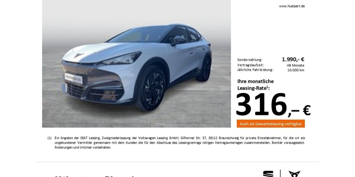 Cupra Tavascan 9.721 km 39.869 &euro; Dortmund 44269