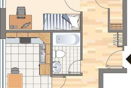 Wohnung zum Mieten in Dortmund 378,69 € 76.11 m² 3 zimmer