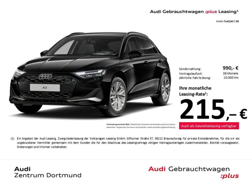 Audi A3 8.114 km 30.488 € Dortmund 44143