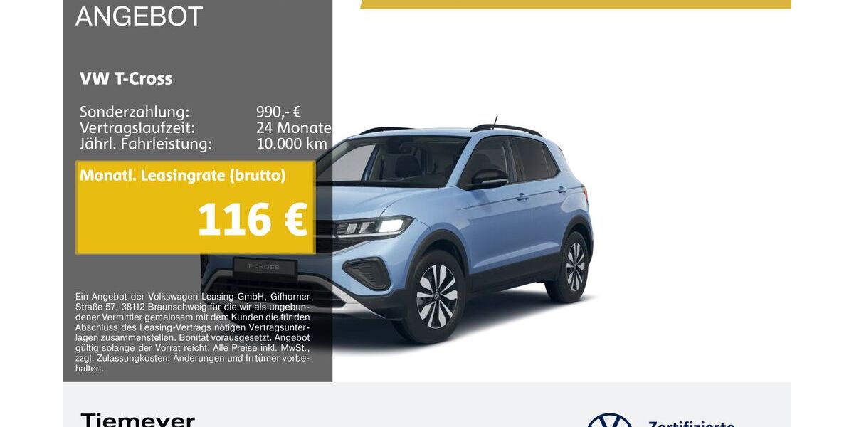 VW T-Cross 2.804 km 19.750 &euro; Bochum 44892