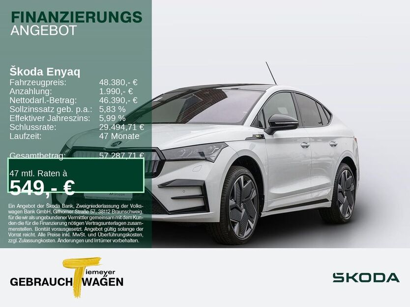Skoda Enyaq 17.939 km 46.980 € Bochum 44809