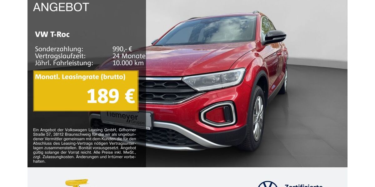 VW T-Roc 25.205 km 26.790 &euro; Marl 45770