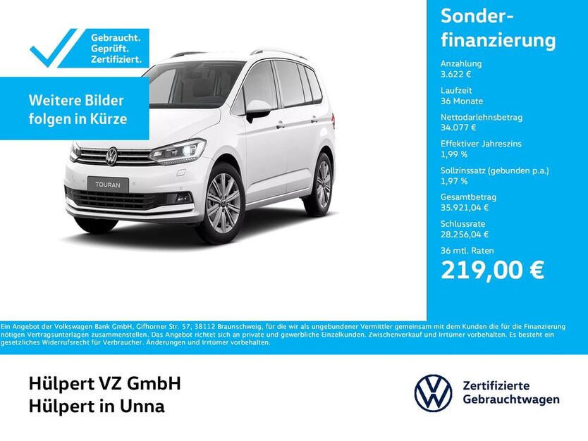 VW Touran 4.809 km 37.699 € Unna 59423