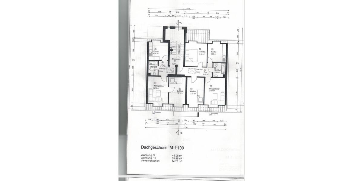 Etagenwohnung Dortmund Innenstadt West - 14 Zimmer, 300 m&sup2;, 590.000&euro; | Angebot:27024053