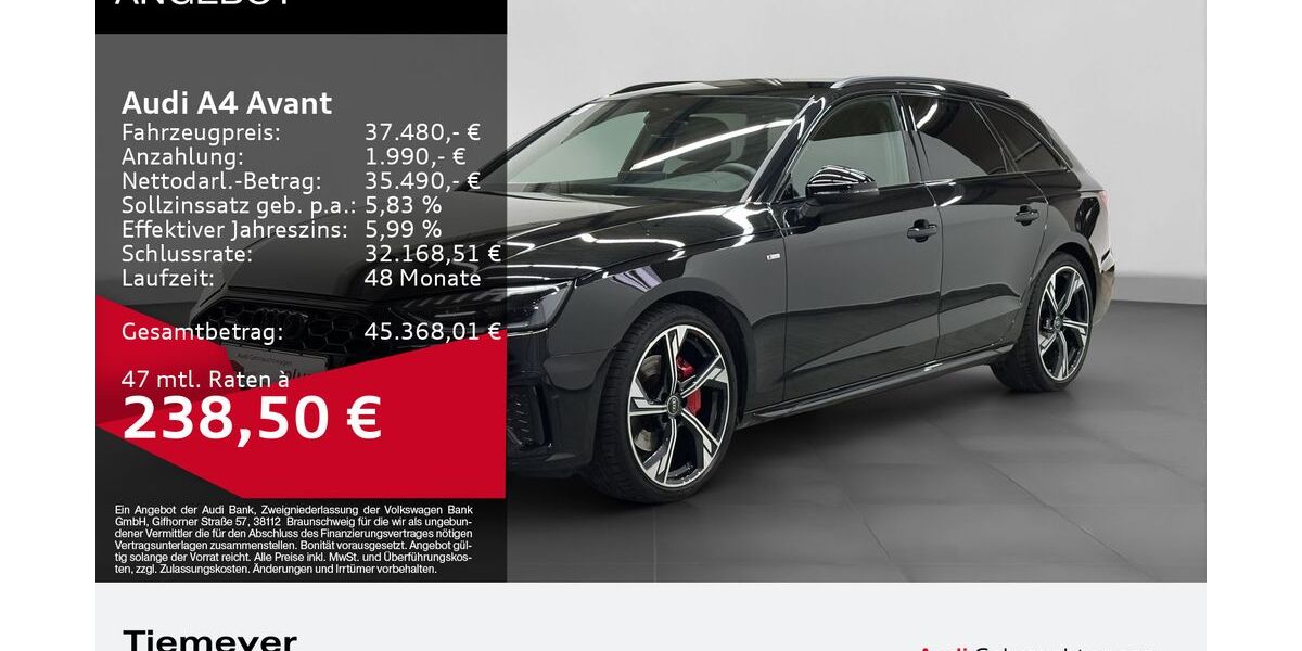 Audi A4 14.874 km 37.480 &euro; Dorsten 46284