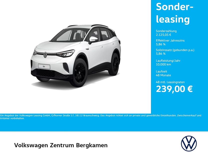 VW ID.4 56.223 km 22.777 € Bergkamen 59192