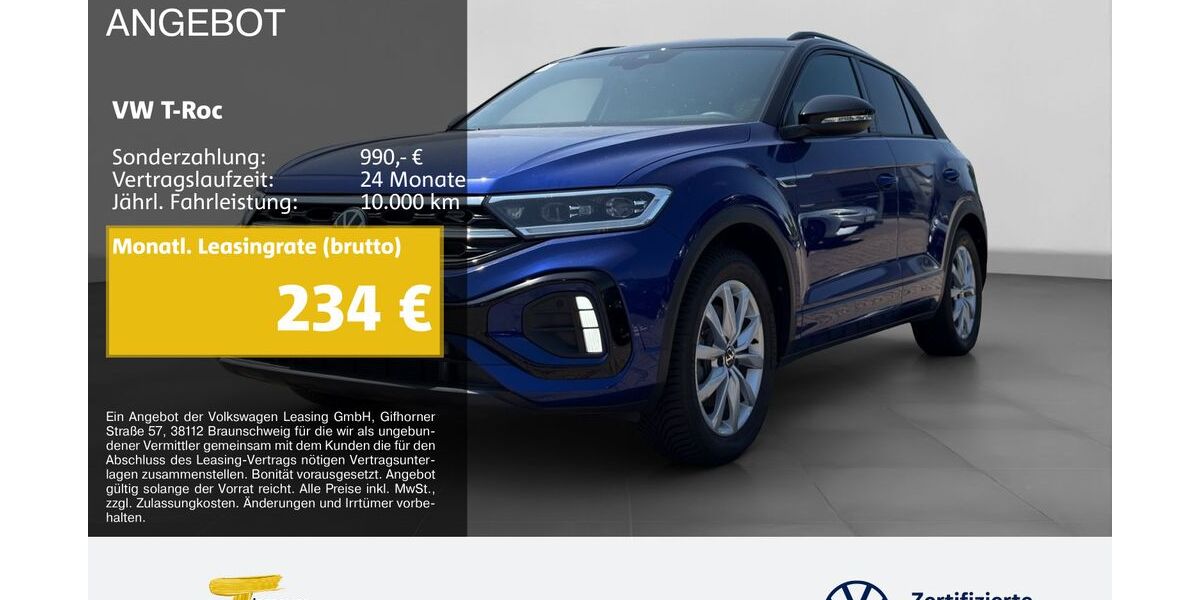 VW T-Roc 5.634 km 32.980 &euro; Oberhausen 46047