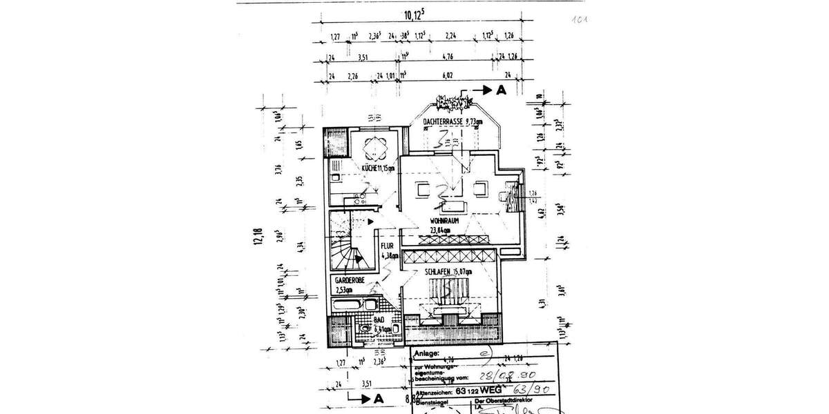 Etagenwohnung Bochum Wattenscheid - 2 Zimmer, 67 m&sup2;, 159.000&euro; | Angebot:25760447