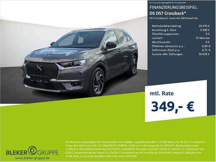DS Automobiles DS 7 Crossback 55.623 km 25.970 € Dortmund 44263
