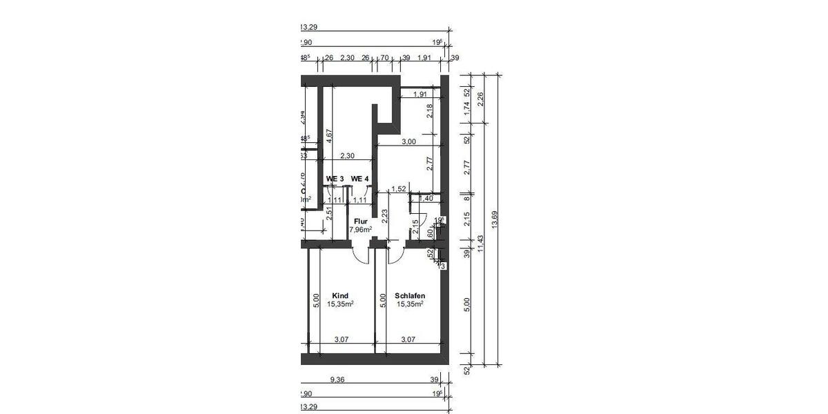 Etagenwohnung Dortmund Innenstadt Nord - 2.5 Zimmer, 55 m&sup2;, 495&euro; | Angebot:26423174
