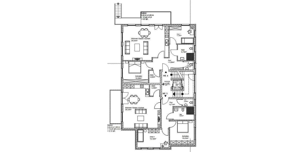 Etagenwohnung Holzwickede - 3 Zimmer, 98 m&sup2;, 372.000&euro; | Angebot:26741672