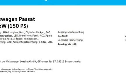 VW Passat 14.439 km 34.500 &euro; Mülheim 45478
