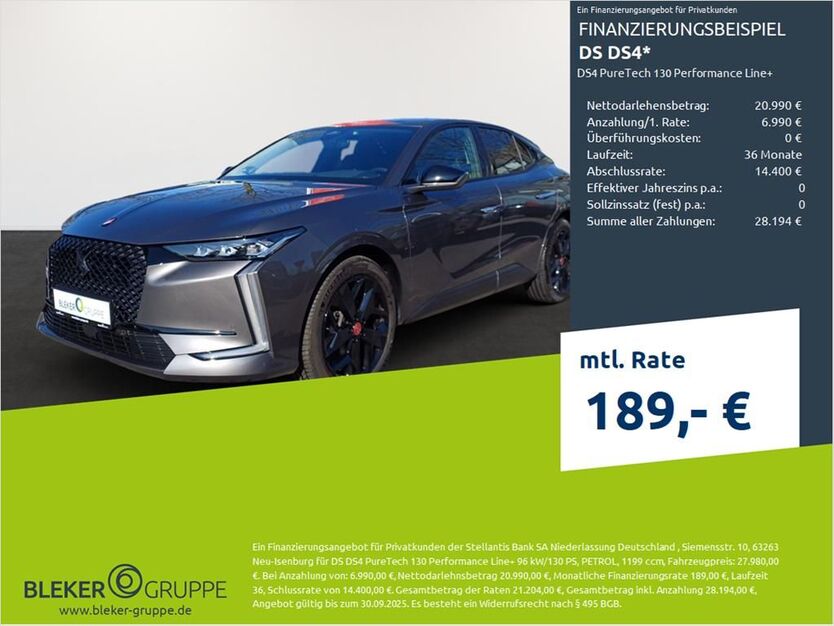 DS Automobiles DS4 9.282 km 27.980 € Dortmund 44263