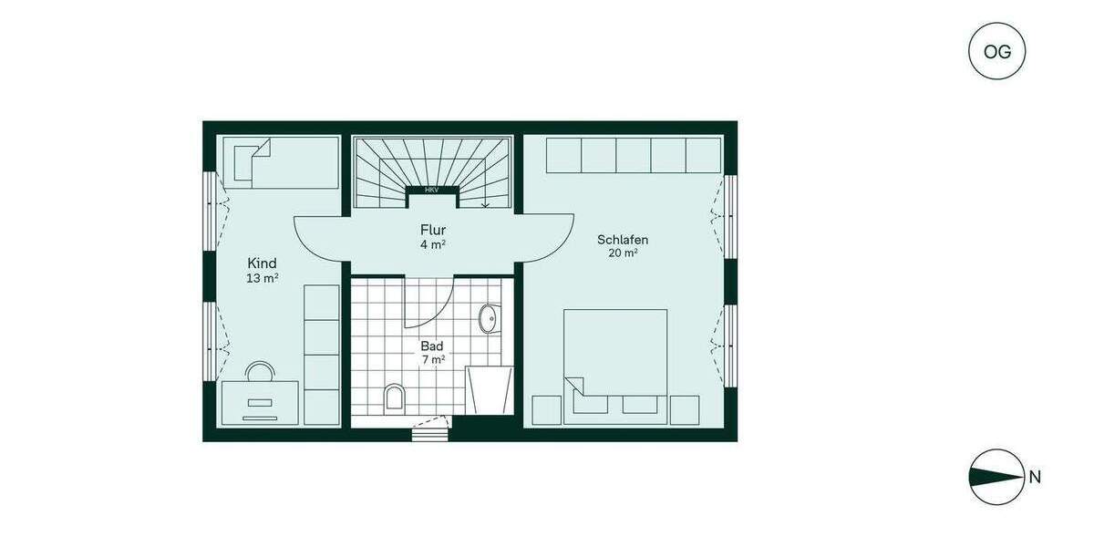 Doppelhaushälfte mit Dachstudio, Dachterrasse und Garage 4 zimmer