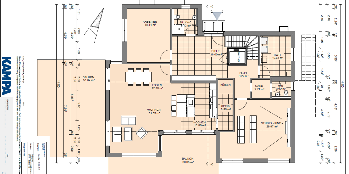 Einfamilienhaus Essen Stadtbezirk IX - 11 Zimmer, 401 m&sup2;, 3.125.000&euro; | Angebot:27162650