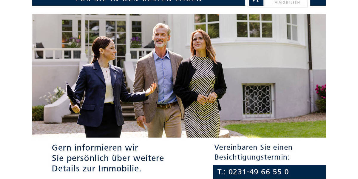Etagenwohnung Dortmund Wellinghofen - 3 Zimmer, 67 m&sup2;, 215.000&euro; | Angebot:26451948