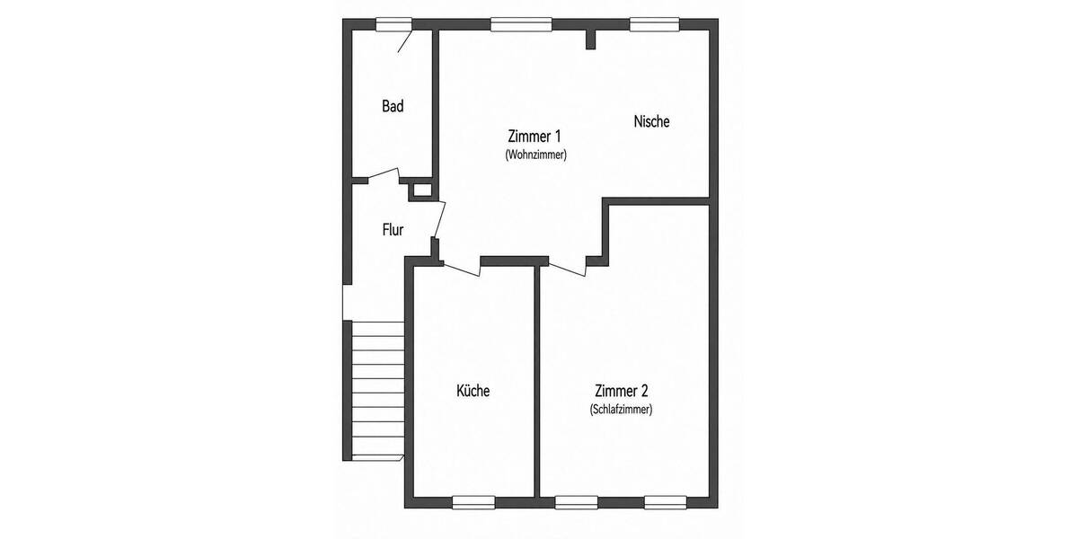 Etagenwohnung Castrop-Rauxel Ickern - 2 Zimmer, 52 m&sup2;, 423&euro; | Angebot:26871433