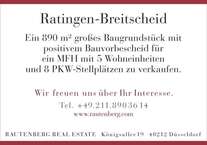 Grundstück zu verkaufen in Ratingen 495.000 € 890 m²