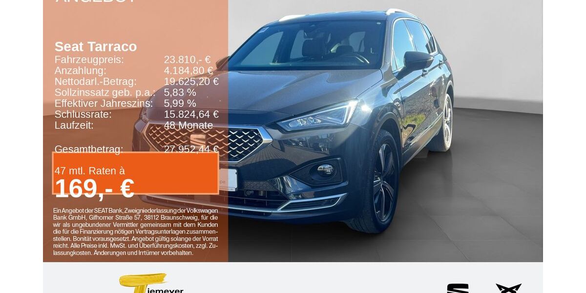 Seat Tarraco 92.633 km 23.320 &euro; Recklinghausen 45663