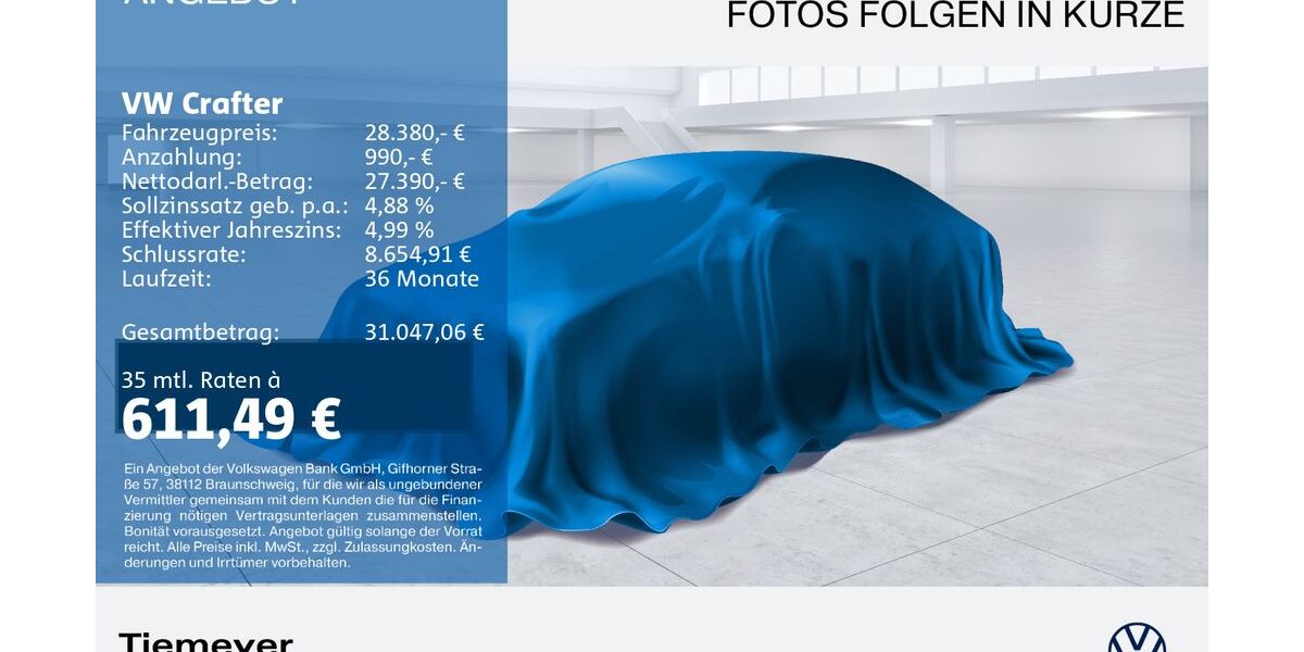 VW Crafter 113.809 km 28.380 &euro; Bochum 44892