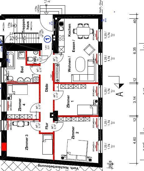 Hochparterre Witten - 5 Zimmer, 104 m&sup2;, 930&euro; | Angebot:26600467