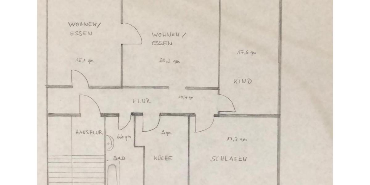 Dachgeschoßwohnung Bochum Bochum-Südwest - 4 Zimmer, 96 m&sup2;, 575&euro; | Angebot:25637333
