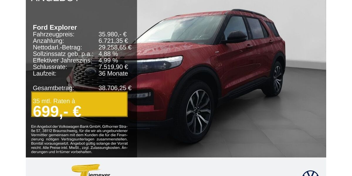 Ford Explorer 92.554 km 33.980 &euro; Bochum 44892