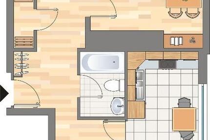 Wohnung Dortmund Hörde - 3 Zimmer, 74 m&sup2;, 391&euro; | Angebot:26351220