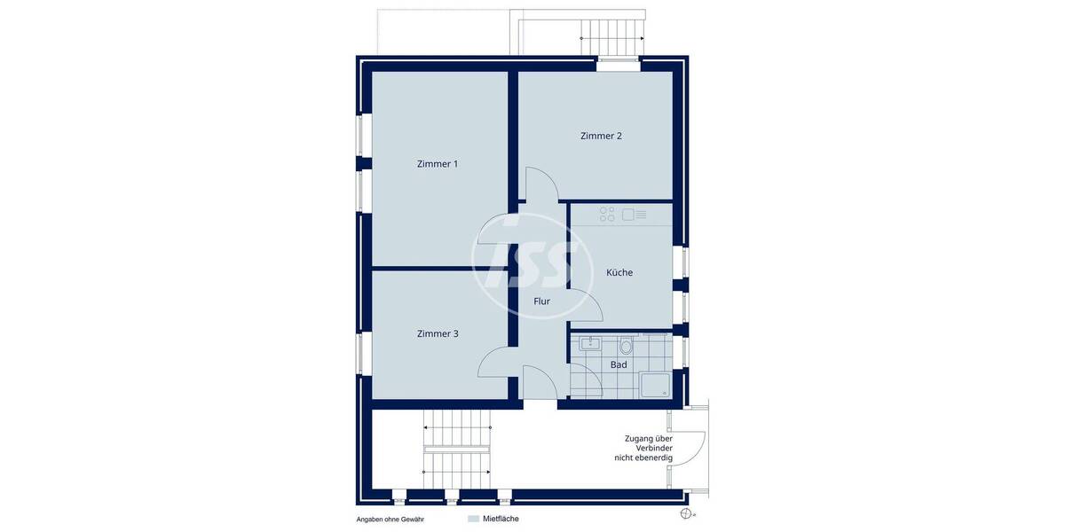 Etagenwohnung Dortmund Körne - 2 Zimmer, 80 m&sup2;, 704&euro; | Angebot:26657812