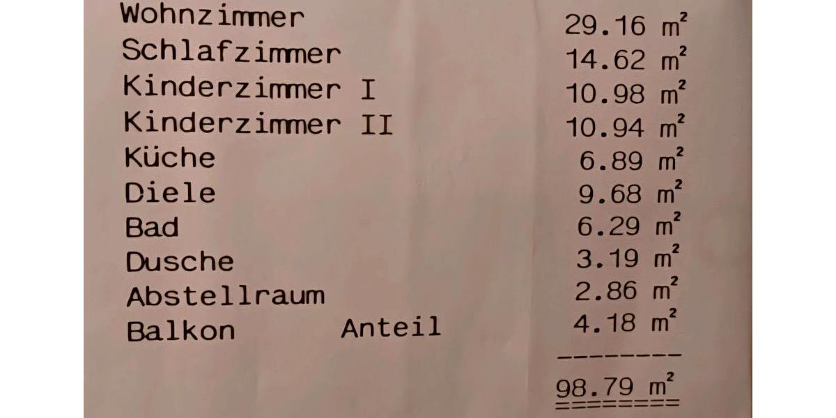 Eigentumswohnung ca. 99 qm, 4 Zimmer, 2 Bäder, Garage, Balkon 4 zimmer