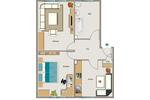 Etagenwohnung Lünen - 2.5 Zimmer, 50 m&sup2;, 453&euro; | Angebot:26143575