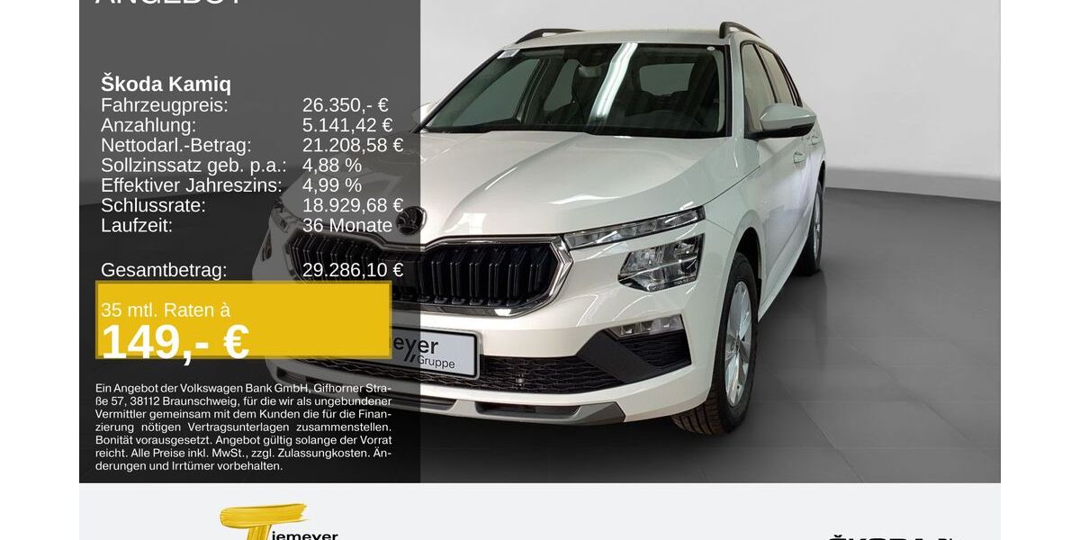 Skoda Kamiq 8.422 km 25.790 &euro; Bochum 44809