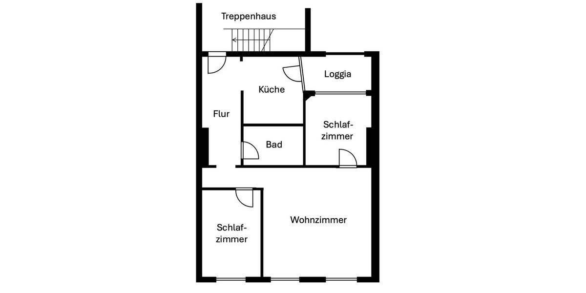 Erstbezug, Neu-renovierte 3-Zimmerwohnung, Altbau im Stadtzentrum 3 zimmer
