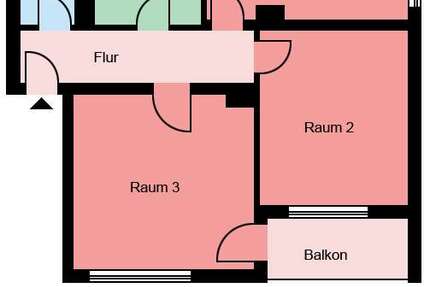 Wohnung Castrop-Rauxel Rauxel - 3 Zimmer, 60 m&sup2;, 449&euro; | Angebot:26688282