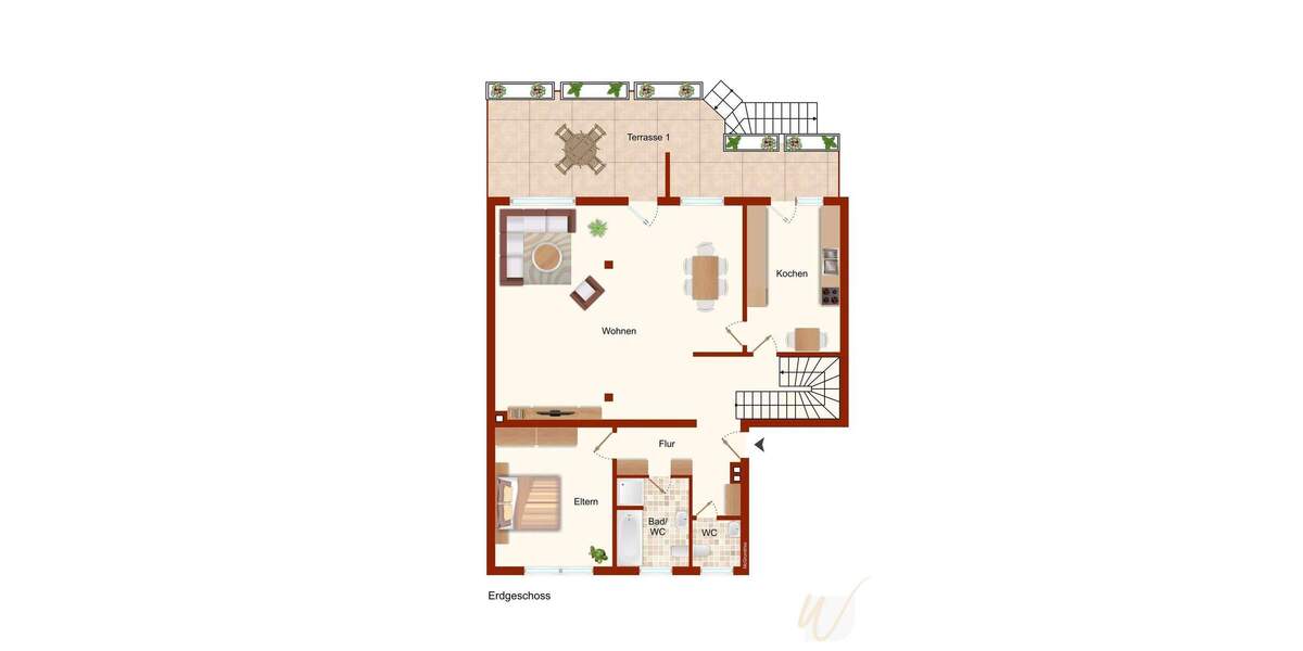 Exklusives Haus-im-Haus-Konzept mit traumhaftem Garten und privater Wellnessoase 4 zimmer