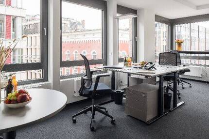 Moderner Workspace direkt am Hauptbahnhof in Hamburg - All-in-Miete