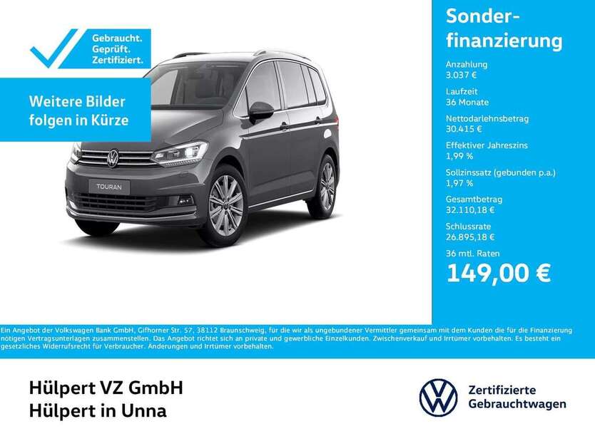 VW Touran 26.609 km 33.452 € Unna 59423