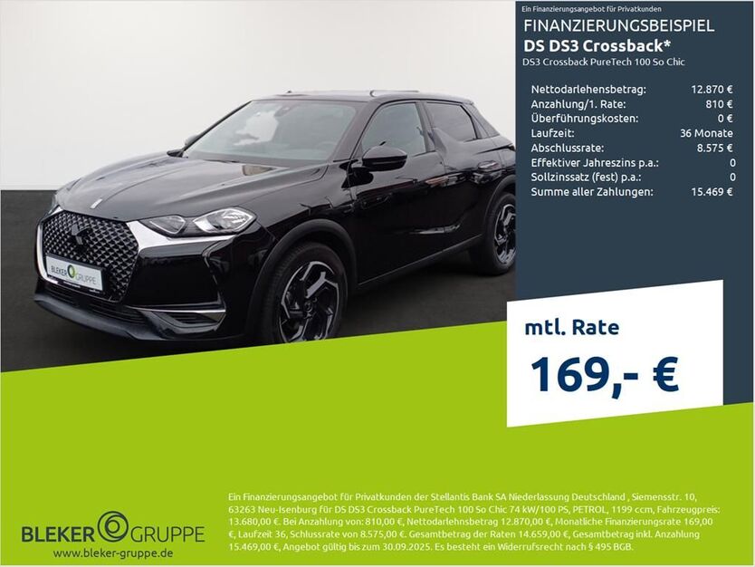 DS Automobiles DS3 Crossback 42.573 km 13.680 € Dortmund 44263